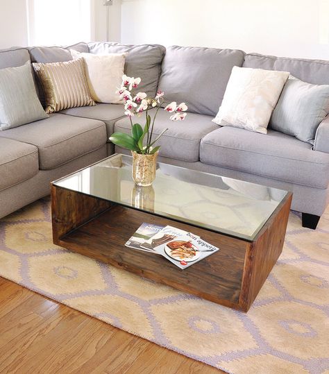 See U Table - Custom modern coffee table design with glass top and reclaimed wood by 2by2design on Etsy https://www.etsy.com/listing/234107167/see-u-table-custom-modern-coffee-table Modern Coffee Table Design, Wood Coffee Table Design, Tea Table Design, Interior Design Examples, Center Table Living Room, Coffee Table Design Modern, Stained Table, Glass Top Coffee Table, Table Modern