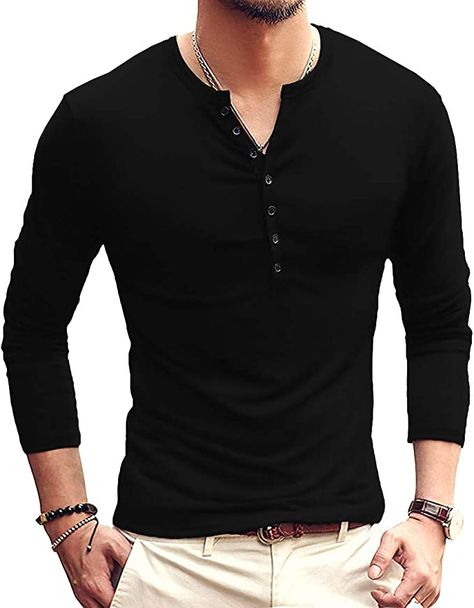 Formal Fashion, Party Kleidung, How To Look Handsome, Polo Sport, Sleeve Fashion, Bottoming Shirt, Tee Shirt Homme, Simple Shirts, Slim Fit Shirt