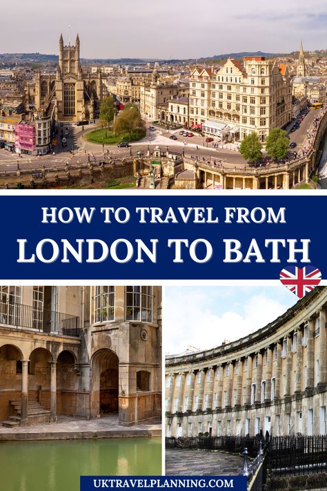 Discover the best ways to travel from London to Bath, whether by train, coach, or car. Our guide provides all the tips you need for a seamless journey to explore the historical and beautiful city of Bath. Visit Bath, Uk Cities, City Of Bath, Bath Travel, Salisbury Cathedral, Victoria London, Day Trips From London, Uk City, Roman Baths