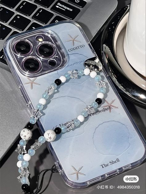 Light Blue Phone Case Aesthetic, Blue Phone Case Aesthetic, Hp Iphone Aesthetic, Casing Hp Aesthetic, Case Hp Iphone, Phone Case Keychain, Phone Case Minimalist, Bling Phone Cases, Blue Phone Case