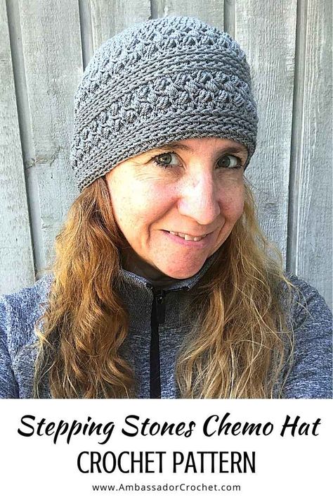 Crochet Chemo Hat Pattern Free, Crochet Chemo Hats Free Pattern Easy, Chemo Crochet Hat Patterns Free, Crochet Chemo Hats, Chemo Caps Pattern Crochet, Free Crochet Patterns For Chemo Hats, Chemo Caps Pattern Knitted, Crochet Chemo Caps Free Patterns, Crochet For Chemo Patients