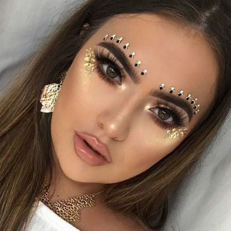 Festival Makeup Rhinestones, Festival Makeup Tutorial, Make Carnaval, Festival Makeup Rave, Festival Make Up, Festival Makeup Glitter, Carnival Makeup, Rave Makeup, Flash Tattoos