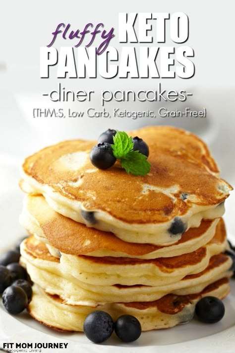 A recipe for thick and Fluffy Keto Pancakes ( aka Lupin flour Pancakes )that tastes like pancakes you would get in a diner! They have only 0.5 net carbs each and taste like the real thing!  #ketorecipes #ketogenic #LCHF Lupin Recipes, Lupin Flour Recipes, Fluffy Keto Pancakes, Lupin Flour, Fluffiest Pancakes, Butter Board, No Flour Pancakes, Keto Breakfasts, Flour Pancakes