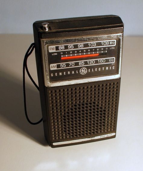 Transistor Radios.  Got one for Christmas when I was 11.  Carried it in my white cardigan pocket (also a Christmas gift) so much that dad called me "Transistor Sister." Wolfman Jack, Old Radio, 5th Dimension, Ear Piece, Boom Box, Radio Shack, Old Radios, Transistor Radio, Childhood Days