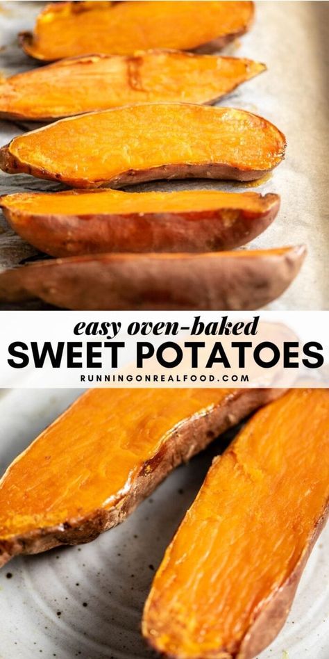 Whole Baked Sweet Potato, Baked Sweet Potato Oven, Sweet Potatoes In The Oven, Potatoes In The Oven, Sweet Potato Oven, Sweet Potato Recipes Baked, Sweet Potato Bowls, Potatoes In Oven, Baked Sweet Potatoes