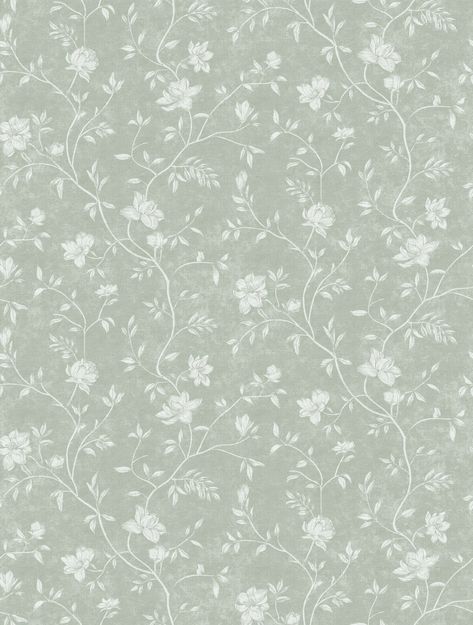 Galerie Wallcoverings Magnolia Floral Vine 33' L x 21" W Wallpaper Roll | Perigold Magnolia Wallpaper, Green Floral Wallpaper, Magnolia Green, Spring Rugs, Magnolia Blossom, Wallpaper Accent Wall, Spring Wallpaper, Wallpaper Living Room, Spring Blossom