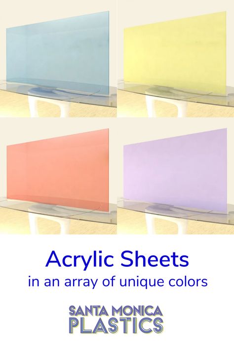 Our acrylic sheets come in so many beautiful colors and are perfect for your next diy project! How To Cut Acrylic Sheets, Layered Plexiglass Art, How To Cut Plexiglass Diy Simple, Colored Plexiglass Panels, Baby Door Signs, Baby Door, Acrylic Sheets, Santa Monica, Door Signs