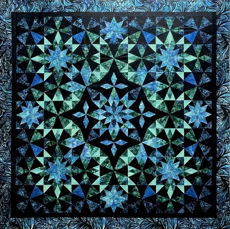 Alaska Quilt Kits Russian Quilt Patterns, Kaleidoscope Quilt Pattern, Alaska Quilt Patterns, Alaska Quilts, Supernova Quilt, Alaska Quilt, Quilt Triangles, Quilt Kits For Sale, Temperature Quilt