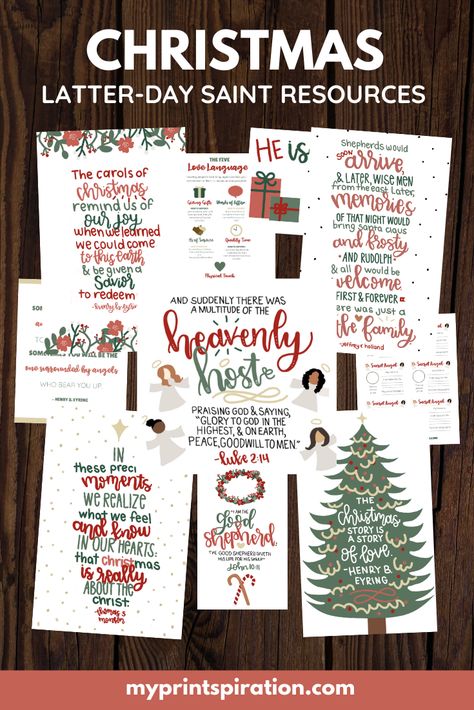 Ward Christmas Party Program Ideas Lds, Lds Primary Christmas Gift Tags, Ministering Christmas Gifts, Ministering Messages Lds, Christmas Ministering Ideas, December Ministering Ideas, Ministering Sister Christmas Gifts, Lds Christmas Gifts Relief Society, Christmas Ministering Gifts