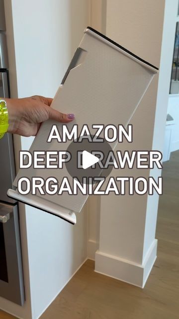 Kim | Organizing Expert on Instagram: "Comment DEEP & if you follow me, you’ll automatically get a DM with the link.  Deep drawers can be neat and clean with these 6in. tall drawer dividers. We have used this product in kitchens, pantries, dressers, closets, and more!   🚨Need help? We can install these products & more. Let us organize all the spaces in your home! Message me to get started. You will NOT regret it!" Deep Kitchen Drawer Organization, Deep Drawer Organization, Tall Drawers, Amazon List, In Law House, Kitchen Storage Hacks, Small Space Office, Kitchen Drawer Organization, Can Storage