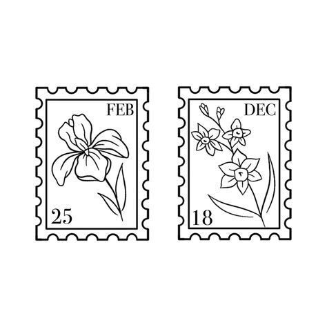 Violet Stamp Tattoo, Postage Stamp Design Illustration, Poststamps Vintage Tattoo, Tattoo Timbre, Stamp Tattoo Placement, Vintage Stamp Tattoo, Flower Stamp Tattoo, Postal Stamp Tattoo, Stamp Tattoo Ideas