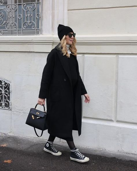 Total Look, Black Outfit, Daily Inspiration, Baskets, On Instagram, Instagram