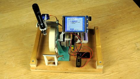 This is an appliance that plots labels on ordinary masking tape. It uses Hershey Fonts and GRBL and the stepper assembly from a DVD drive. What makes it noteworthy (other that the fact that it is the first of its kind) is that the DVD drive assembly has not been used as a whole as in so many "tiny CNC machine" projects, but I designed a custom y-carriage with 3mm steel rods, bronze sinter bearings and a 3d-printed "nut". I used both FreeCAD and Blender as both apps have their specific ... Cnc Machine Projects, Cnc Software, Sticky Labels, Dvd Drive, Diy Cnc, Cnc Design, Cnc Plasma, Stepper Motor, Steel Rod