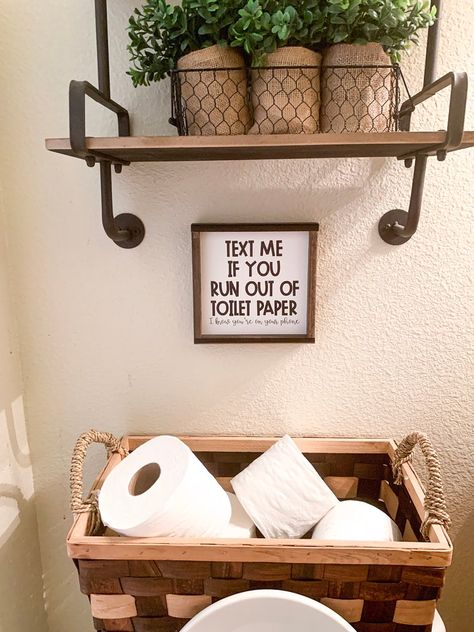 Bathroom Humor Signs, Potty Humor, Rent House, Western Bedroom Decor, Western Bedroom, Powder Room Decor, Greenery Decor, House Bar, Bedroom Decor For Couples