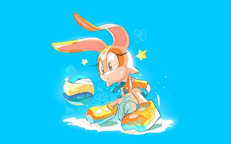 Aryel on Twitter: "Focus✨🏐  Cream é preciosa demais   #sonic #SonicTheHedgehog… " Cream The Rabbit Fanart, Sonic Cream, Cream The Rabbit, Cream Sonic, Sonic Fan Characters, Sonic Franchise, Sonic Adventure, Sonic Fan Art, Game Character Design