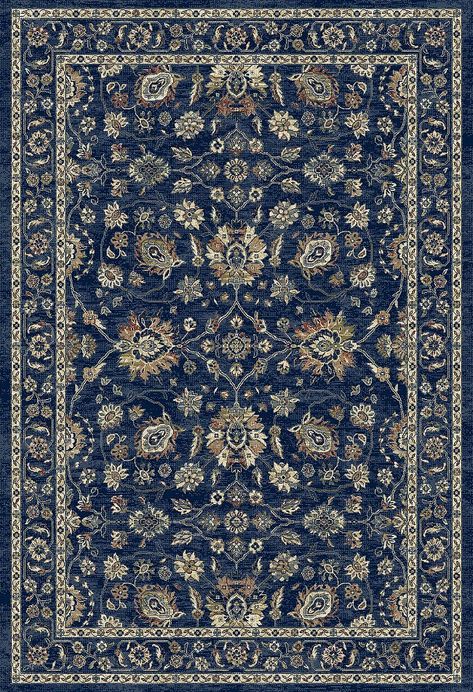 Da Vinci Rugs 57166 3434 On Sale Now From Only £65 Persian Prints, Wallpapers For Ipad, Front Living Room, Cottage Rugs, Sitting Room Design, Dark Blue Rug, Room Mood Board, Leather Rug, Silver Eye