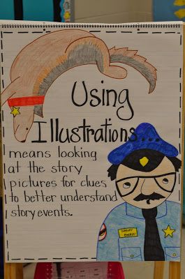 Illustrations Freebie Illustration Unit Kindergarten, Officer Buckle And Gloria, Education Posters, Classroom Anchor Charts, Reading Anchor Charts, Third Grade Reading, 2nd Grade Reading, First Grade Reading, Readers Workshop