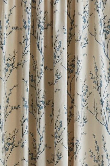 Laura Ashley Curtains, Pencil Pleat Curtains, Pleat Curtains, Curtain Headings, Types Of Curtains, Curtains Width, Curtain Track, Pleated Curtains, Cotton Curtains