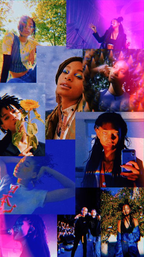 Willow Smith Wallpaper, 6lack Aesthetic, Willow Smith Aesthetic, Smith Aesthetic, Willow Smith, Spotify Covers, Visual Board, Music Aesthetic, Wall Posters