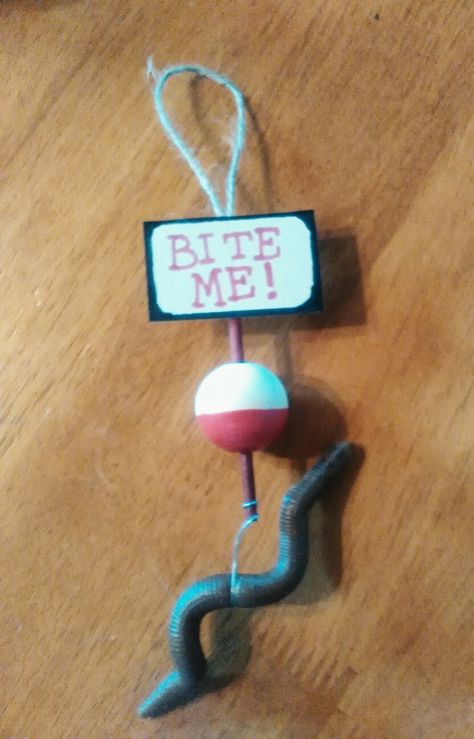 Fishing Christmas Trees, Hunting Ornaments Diy, Fishing Christmas Ornaments Diy, Fishing Tree Christmas, Lake Christmas Ornaments, Fishing Ornaments Diy, Fishing Ornament, Fishing Ornaments, Hunting Christmas Ornaments