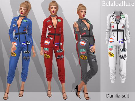 Laura Dresses, Marina Dress, Race Suit, Sims 4 Anime, Races Outfit, Sims 4 Gameplay, Sims 4 Mods Clothes, Sims 1, Racing Suit