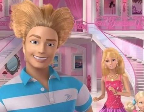 Ken Meme Funny, Barbie Vs Ken Spirit Week, Barbie X Ken, Alan Barbie, Ken Hair, Ken From Barbie, Ken Barbie Movie, Hair Meme, Poofy Hair