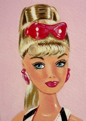 Barbie Painting, Barbie Drawing, Im A Barbie Girl, Barbie Vintage, Barbie Birthday, Barbie Party, Beautiful Barbie Dolls, Pinturas Disney, Barbie Dream