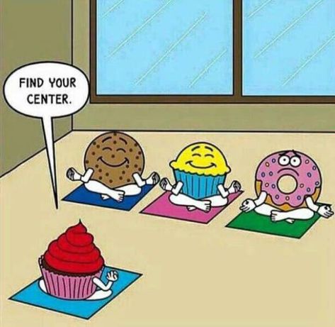 Donut make any stupid puns... Yoga Humor, Cute Puns, Funny Illustration, Gym Humor, Funny Puns, Agra, Funny Cartoons, Bones Funny, Funny Comics