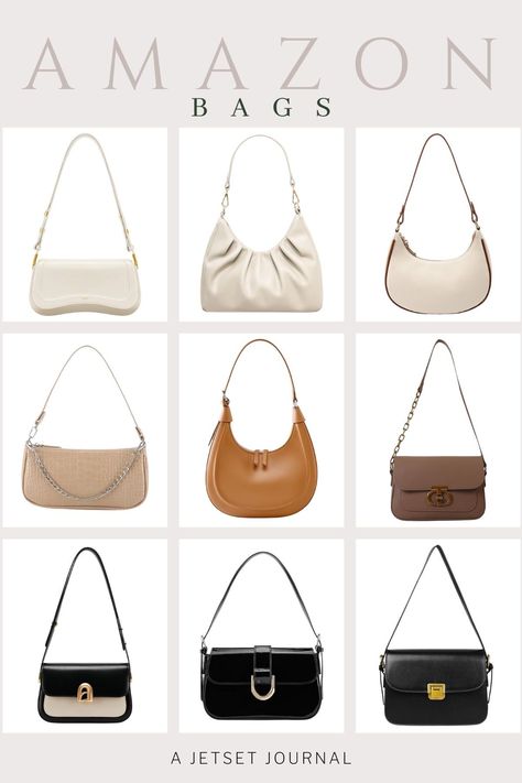 Ready to elevate your look? Check out these chic shoulder bags from Amazon that'll have you jetsetting in style! They're stylish, affordable, and perfect for those summer accessories you can't do without. Grab yours now and start turning heads! Trendy Sling Bags Women, Sling Bags Women Fashion, Amazon Must Haves Clothes, Amazon Purse, Amazon Bags, Genuine Leather Handbags Totes, High Fashion Handbags, Affordable Bags, Women's Wardrobe Essentials