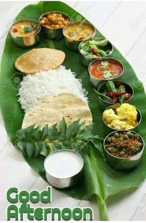 South Indian Meals, Lunch Images, Good Afternoon Images, Good Evening Love, Afternoon Images, Indian Meals, Good Afternoon Quotes, Good Evening Greetings, Good Morning Happy Sunday