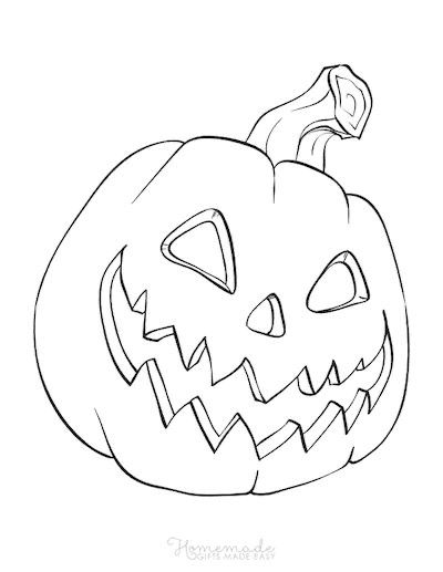 Pumpkin Drawings, Pumpkin Coloring Sheet, Easy Halloween Drawings, Lantern Drawing, Pumpkin Coloring, Fall Blocks, Black Cat Drawing, Pumpkin Outline, Free Halloween Coloring Pages