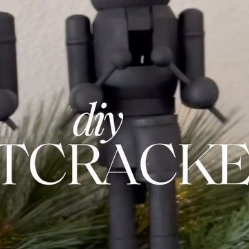 Sandra Gomez | Sandroxxie on Instagram: "Who’s making these easy DIY nutcrackers? So easy & cute! Here’s what I used: • Nutcrackers mine are the 14 inch • matte black spray paint • matte sealer (optional) Tip: let them fully dry before you stand them up so you don’t have runny paint. * If you’re inpatient like me, you can sand and repaint. Direct link to shop ~ https://liketk.it/4nZhj #nutcracker #sandroxxie #sandroxxiebysandra" Matte Black Spray Paint, Black Spray Paint, Nutcracker, Favorite Holiday, Spray Paint, Matte Black, Easy Diy, Spray, Paint