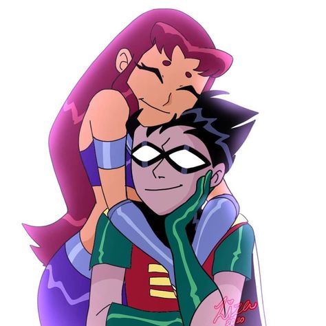 Robin on Instagram: “It's so coYou have to think about how much to change” Robin Starfire, Teen Titans Love, Teen Titans Robin, Teen Titans Starfire, Starfire And Raven, Nightwing And Starfire, Original Teen Titans, Teen Titans Fanart, Teen Titan