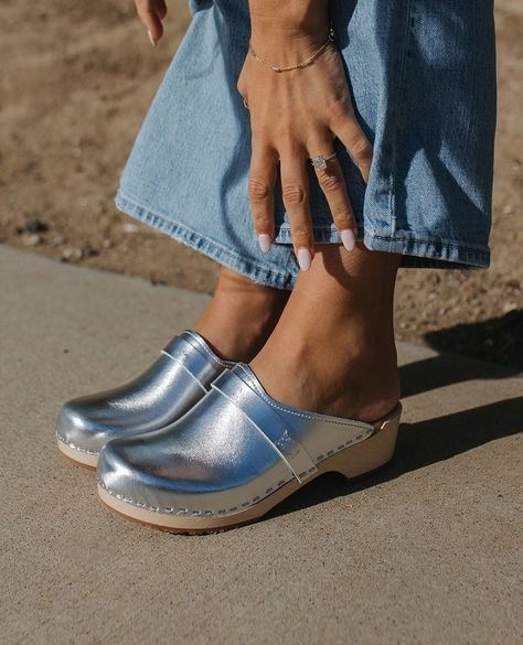 Be the sunshine on a cloudy day, and the disco ball at every party! ✨��⁠ ⁠ Our Midsummer sale is near the end! Tomorrow is our last day of this sale. Don't miss out on the great discounts 🌸⁠ ⁠⁠ #midsummer2024 #handcrafted #sandgrensclogs Sandgrens Clogs, Sunshine On A Cloudy Day, Clog Mules, Be The Sunshine, Cork Sandals, Wooden Clogs, Clog Sandals, Women's Clogs, Cloudy Day