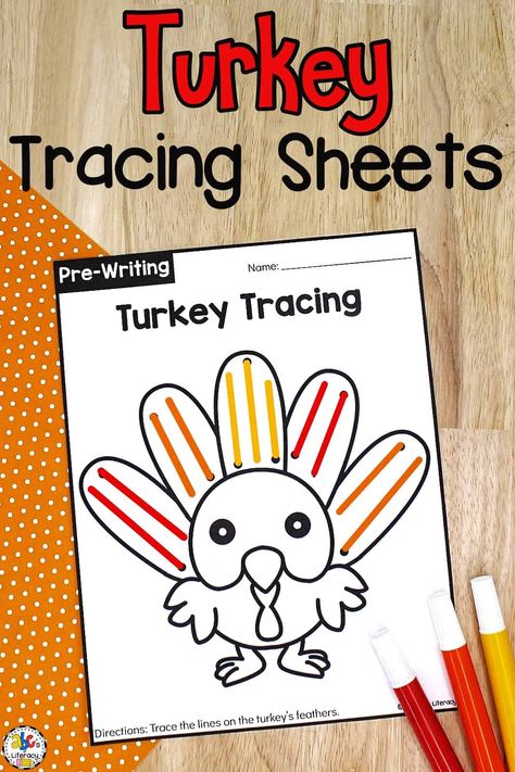 Thanksgiving Literacy Activities Prek, Thanksgiving Prewriting Worksheets, Thanksgiving Scissor Practice, Thanksgiving Fine Motor Journal, November Fine Motor Preschool, Thanksgiving Occupational Therapy Activities, Fine Motor Turkey Activities, Thanksgiving Learning Journal, Thanksgiving Writing Activities Preschool