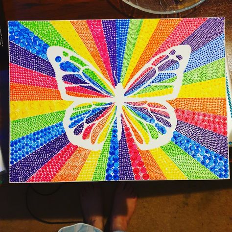 Dot Art Butterfly, Art Drawing Ideas, Art Butterfly, Dot Art, Dots Art, Art Drawing, Drawing Ideas, Art Drawings, Dots