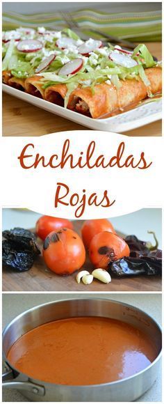 Enchiladas Rojas, Real Mexican Food, Mexico Food, Mexican Cooking, Hispanic Food, Tex Mex Recipes, Pizza Hut, Mexican Food Recipes Authentic, Mexican Dishes