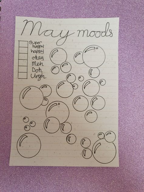 May Mood Tracker, 2024 Journaling, Bullet Journal Tracking, Tracker Bullet Journal, April Bullet Journal, Note Ideas, Bullet Journal Printables, Bullet Planner, Journal 3