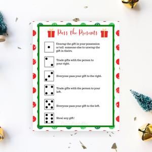 Christmas Gift Swap Games, Diy Christmas Games, Party Games Diy, Christmas Printable Games, Gift Games, Christmas Gift Games, Swap Gifts, Holiday Party Games, Christmas Games For Family