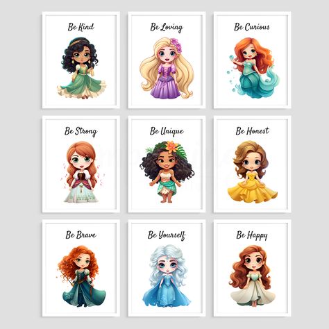 Princess Prints set of 6, Princess Nursery Prints, Princess Prints, Princess Wall Art, Princess Wall Prints, Girl Room Decor, Girls Wall Art, Girl Bedroom Decor, Girl Bedroom Prints, Girl Bedroom Wall Art, Girl Room Art, Girl Room Wall Art, Girl Room Wall Prints, Girls Printable, Printable Wall Art, Girls Prints, Disney Princesses, Disney Princess, Disney Wall Art, Gift for Girls, Gift for Baby Girl Disney Princess Wall Art, Princess Quote, Princess Decor, Princess Canvas, Princess Wall Art, Princess Nursery, Princess Quotes, Princess Decorations, Princess Inspired