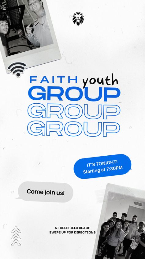 Continuous Instagram Post, Youth Group Instagram Post, Youth Group Instagram Ideas, Youth Group Social Media Posts, Youth Service Ideas Church, Youth Service Flyer, Youth Church Graphic Design, Church Social Media Posts Ideas, Church Poster Ideas