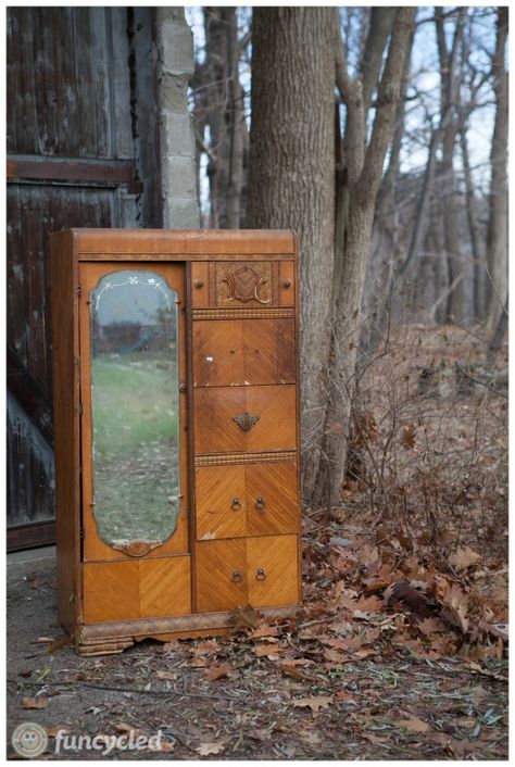 Cedar Armoire Makeover – Tuesday’s Treasures – FunCycled Waterfall Armoire Makeover, Art Deco Wardrobe Makeover, Restored Wardrobe Painted Furniture, Cedar Armoire Makeover, Waterfall Wardrobe Makeover, Cedar Wardrobe Makeover, Vintage Armoire Makeover, Armoire Makeover Ideas, Antique Armoire Makeover