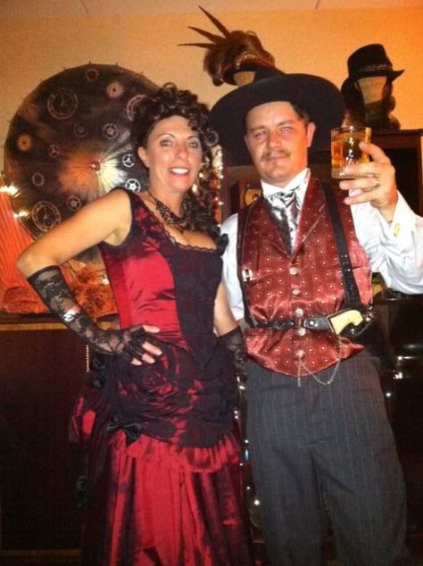 Doc Holliday and Kate Elder costumes. warning lots of pics. Tombstone Halloween Costume, Doc Holiday And Kate Costume, Doc Holliday Costume, Doc Holiday Costume, Tombstone Costume, Big Nose Kate, Panto Costumes, Doc Holliday Tombstone, Wild West Costumes