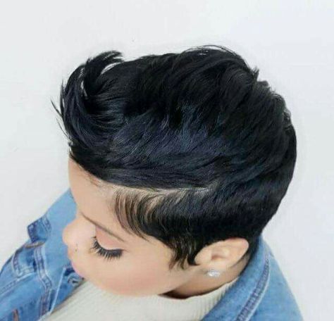 #Pixie Cut On Black Hair - We Are Beautiful, Black & Braided No Ordinary Girl, Short Black Hair, Makeup Tip, Haute Hair, Short Sassy Hair, Sassy Hair, Hair Affair, Black Hairstyles, Hair Images