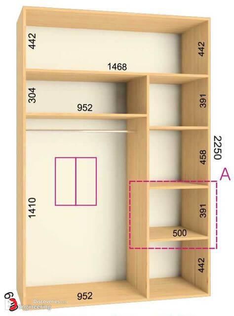 Closet Layout Dimensions, Closet Design Layout, Wardrobe Interior Design, Closet Layout, Closet Remodel, Wooden Wardrobe, Bedroom Closet Design, Wardrobe Furniture, Wardrobe Design Bedroom