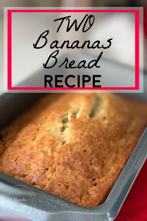 A delicious banana bread recipe that only requires TWO overripe bananas!!! Delicious Banana Bread Recipe, Delicious Banana Bread, Easy Banana Bread Recipe, Overripe Bananas, Make Banana Bread, Best Banana Bread, Banana Bread Recipe, Banana Recipes, Keto Bread