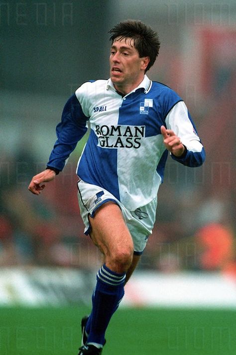 Paul Hardyman of Bristol Rovers in 1992. Bristol Rovers, Bristol, Football, American Football