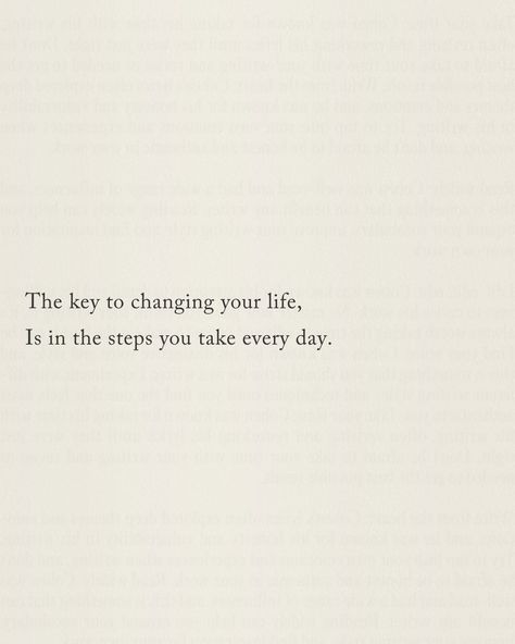 The key to changing your life, Is in the steps you take every day. The habits and routines you create for yourself. And they don’t have to be extreme or complicated. In fact - They SHOULDN’T be extreme or complicated. And to show you how simple these steps can be, I’m going to give you 5 habits that you can add to your day to improve your overall wellness. 1️⃣ Morning Meditation Start your day with a few minutes of mindfulness. Even five minutes can set a positive tone for the ... Motivational Quotes To Change Your Life, Your Life Is As Good As Your Mindset, 1% Better Everyday, Manifest Widget, Start The Day Quotes, Morning Mindfulness, Habits Quotes, Routine Quotes, Habits And Routines