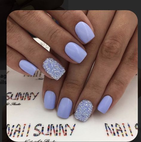 Girly Gel Nails Design, Dip Powder Nail Designs Glitter, Manicure For Light Skin, Colored Powder Nails Acrylic, Light Blue Dip Nail Ideas, Gel Powder Nails Designs Summer, Pretty Dip Nail Ideas, Cute Nails Dipped, Cute Sns Nail Ideas For Spring