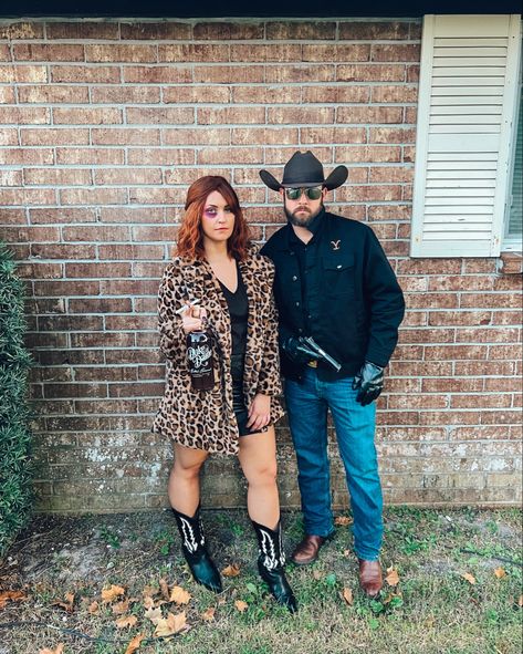 Yellowstone Couple Costume, Yellowstone Halloween Costume, Beth And Rip, Rip Yellowstone, John Dutton, Beth Dutton, Couple Costume, Couples Costume, Trunk Or Treat